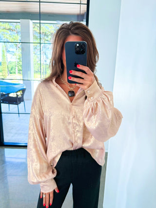 Golden Hour Button-Down Blouse - Instyle Boutique