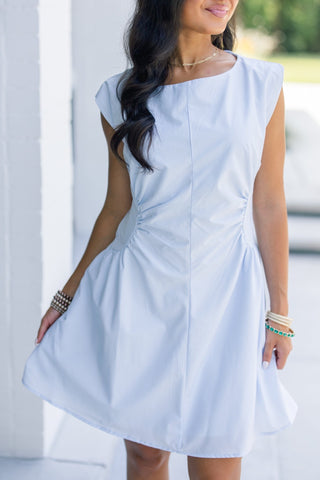 Little Miss Sunshine Powder Blue Dress - Instyle Boutique