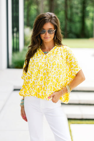 Lemoncello Luxe Blouse - Instyle Boutique