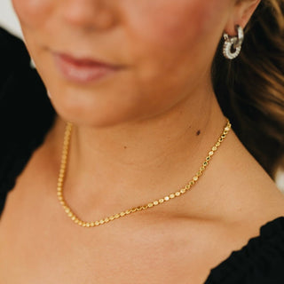 Dakota Disc Chain Necklace - WATERPROOF ~PREORDER~ - Instyle Boutique