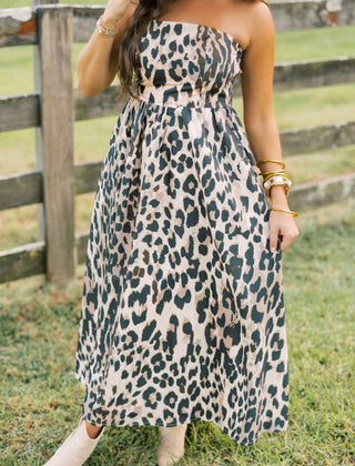 Let's Go Out Leopard Dress