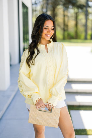 Spring Ahead Yellow Top - Instyle Boutique
