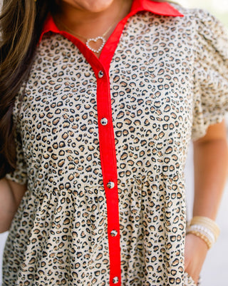 Wild Rouge Dress - Instyle Boutique