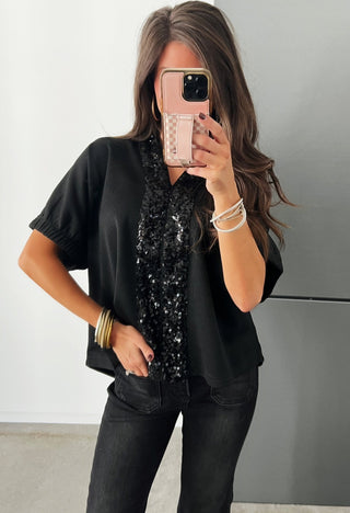 After Dark Sequin Top - Instyle Boutique