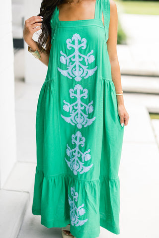 Garden Goddess Midi Dress - Instyle Boutique