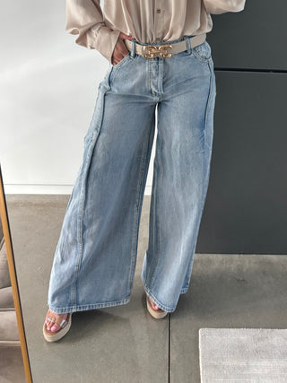 Waste My Time Wide Leg Denim