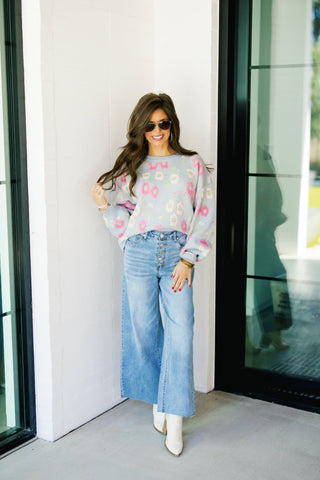 Sweet Sky Blue Sweater - Instyle Boutique