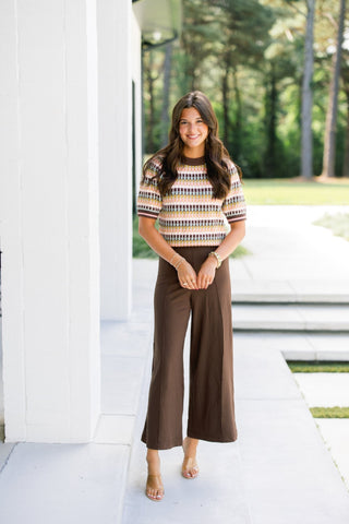 Sweeten the Stripe Short Sleeve Sweater - Instyle Boutique