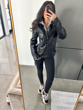Move Over Black Leather Moto Jacket - Instyle Boutique