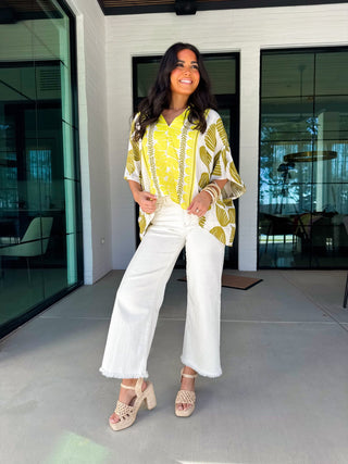 Oh So Olive V Neck Top - Instyle Boutique