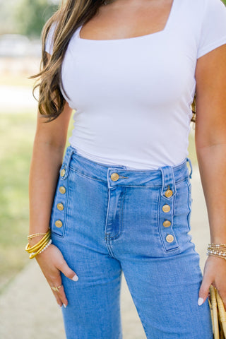 Gilded Glam Denim - Instyle Boutique