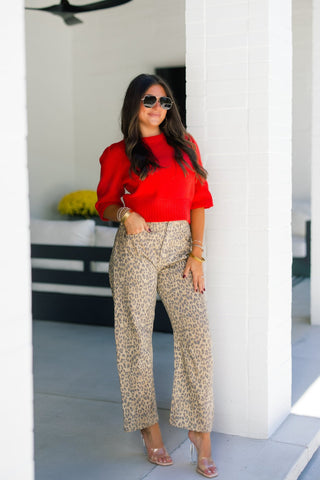 Prowl Around Leopard Denim - Instyle Boutique