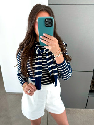 Effortless Chic Striped Sweater - Instyle Boutique