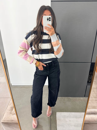 So Long Striped Top - Instyle Boutique