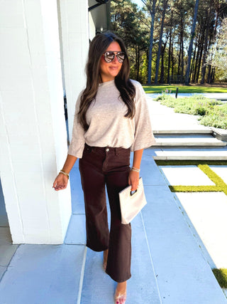 Cozy Cutie Oatmeal Sweater - Instyle Boutique