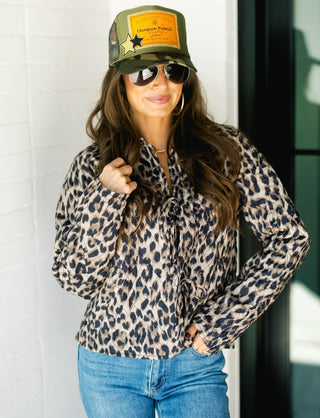 Leopard Quilted Queen Jacket - Instyle Boutique