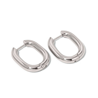 Flirty Fantasy Oval Hoop Earrings - WATERPROOF ~PREORDER~ - Instyle Boutique