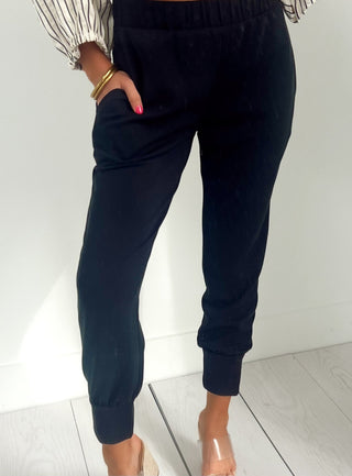 Moving Forward Black Joggers - Instyle Boutique