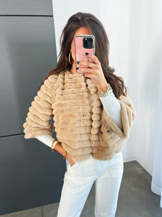 Fancy Darling Taupe Fur Coat