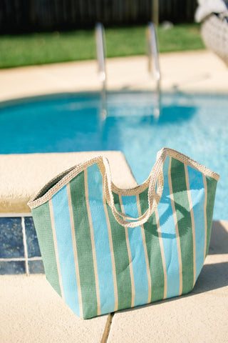 Capri Turquoise Tote - Instyle Boutique