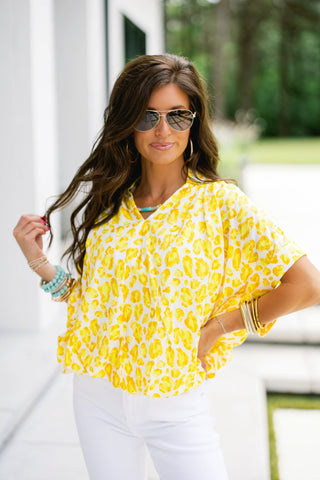 Lemoncello Luxe Blouse - Instyle Boutique