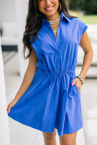 Cobalt Crush Mini Dress - Instyle Boutique