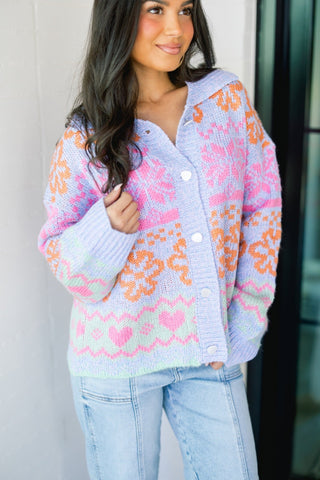 Brighter Days Oversized Button Down Sweater - Instyle Boutique