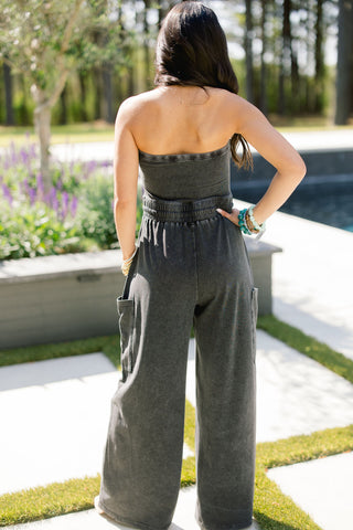 Midnight Cargo Jumpsuit