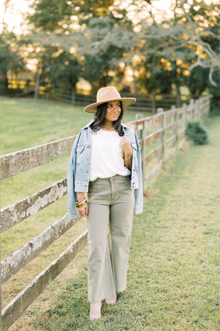Aspen Cropped Denim Jacket