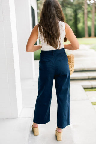 Scallop & Stroll Wide Leg Pants - Instyle Boutique