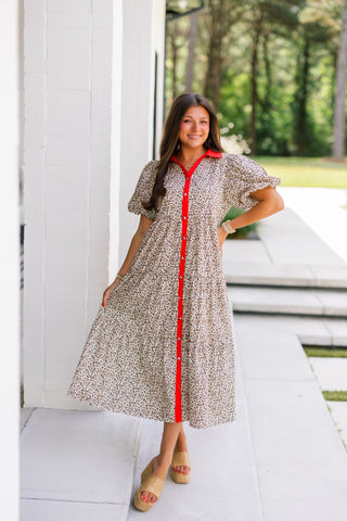 Wild Rouge Dress - Instyle Boutique