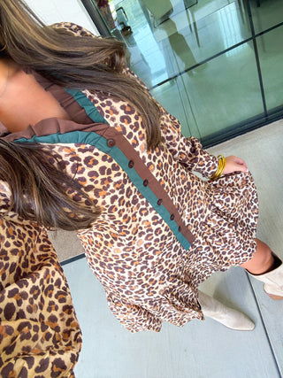 Lots To Love Latte Leopard Dress