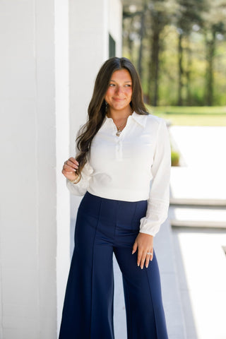 Marina Wide - Leg Crop Pants - Instyle Boutique