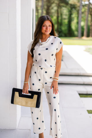 Chic Dot Satin Pants - Instyle Boutique