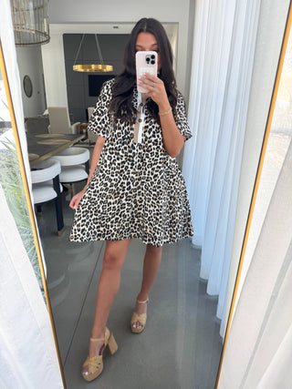 Wild About You Animal Print Dress