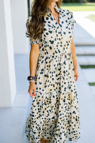Chic Moments Animal Maxi Dress - Instyle Boutique