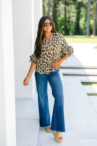 A Little Sassy Animal Print Top