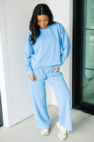 Drifting Away Sky Blue Set - Instyle Boutique