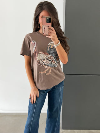 Rhinestone Turkey Tee
