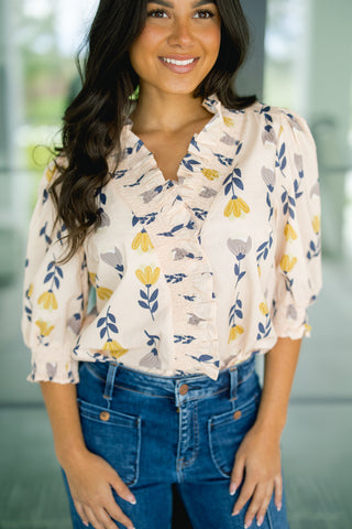 Never Ending Nights Cream Top