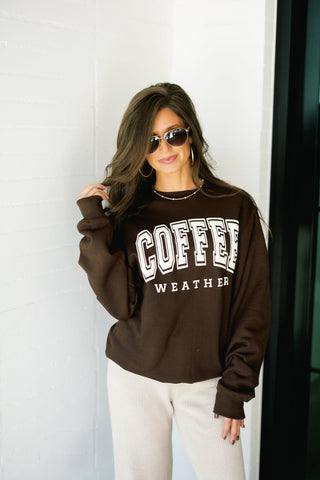 Coffee Weather Sweatshirt - Instyle Boutique