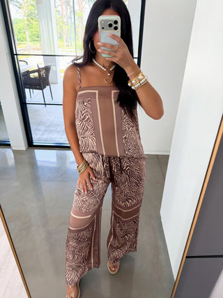 The Savannah Border Printed Set