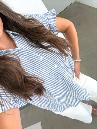Breezy Days Striped Top