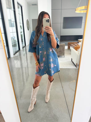 Daring Diva Denim Dress
