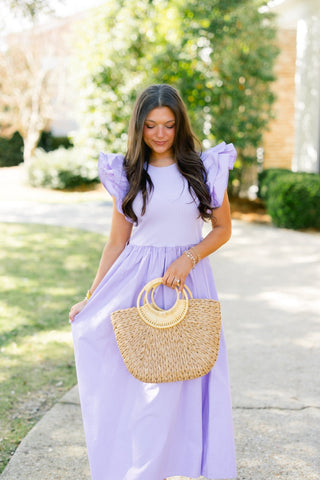 Little Moments Lavender Maxi Dress - Instyle Boutique