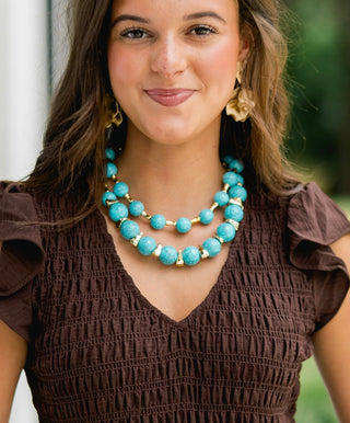 Layer Turquoise Necklace - Instyle Boutique