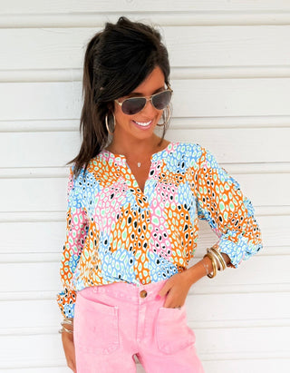 Life of the Party Leopard Top - Instyle Boutique