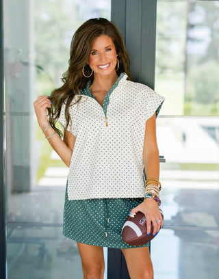 Dot & Dash Polka Dot Skort Set - Instyle Boutique