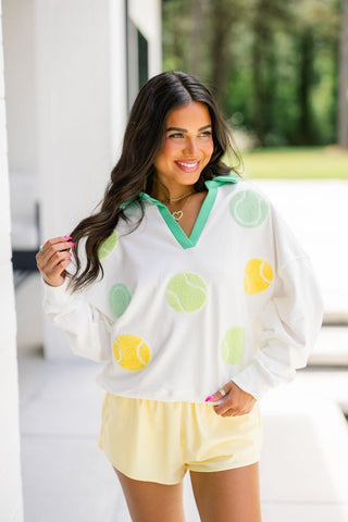 Game, Set, Match Pullover - Instyle Boutique
