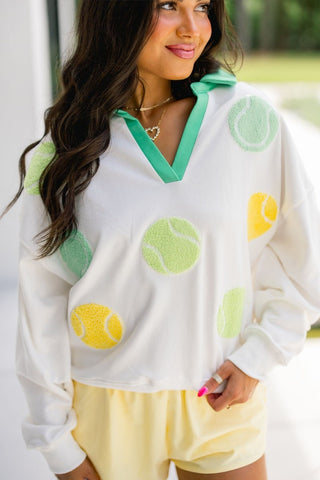 Game, Set, Match Pullover - Instyle Boutique